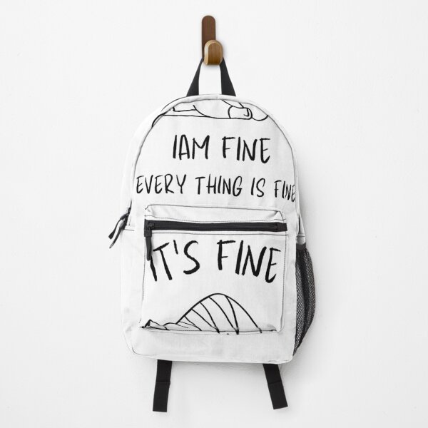 Item preview, Everything is Fine (black) designed and sold by DARK_NOVA.