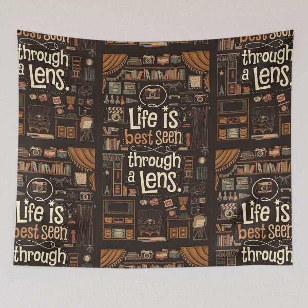 Item preview, Life is Best Seen Through a Lens designed and sold by Back2Collage.
