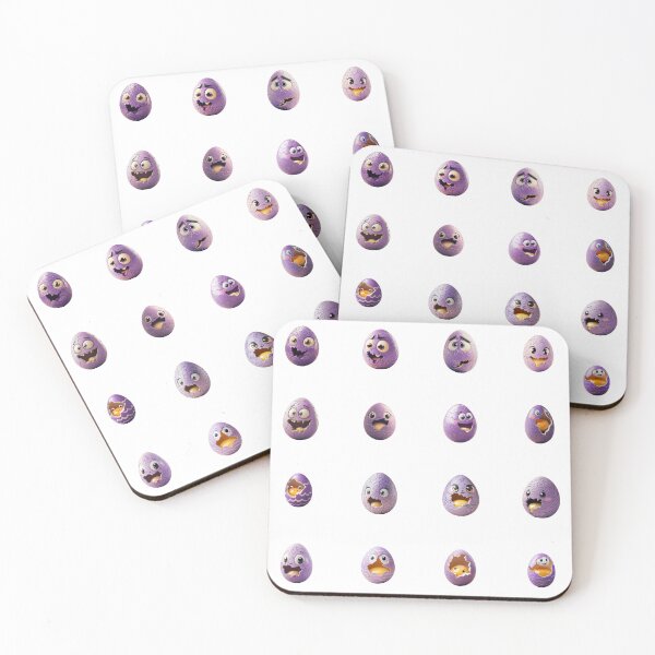 Item preview, Chibi Easter Egg Stickers – Purple Edition – 16 Unique Designs for Your Spring Celebration designed and sold by sabantha.