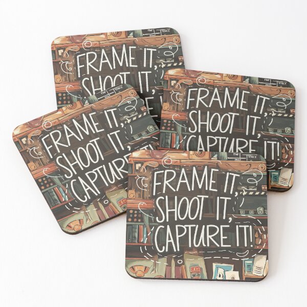 Item preview, Frame it, Shoot it, Capture it designed and sold by Back2Collage.