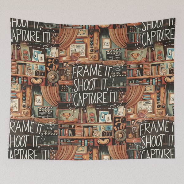 Item preview, Frame it, Shoot it, Capture it designed and sold by Back2Collage.