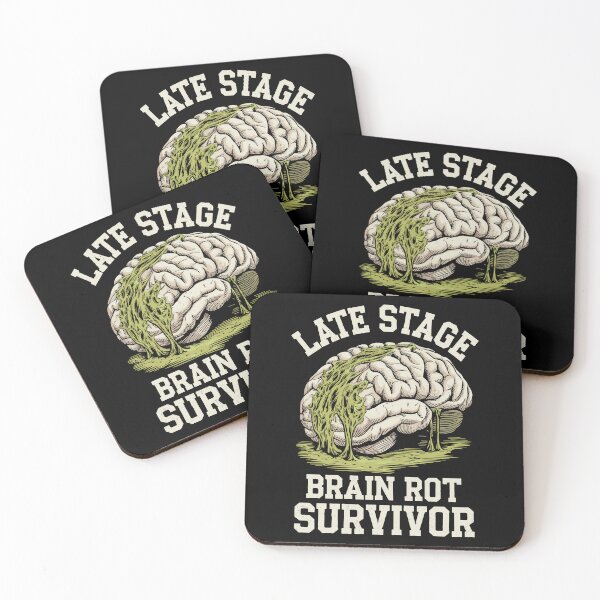 Item preview, Late Stage Brain Rot Survivor - Brain Ooze Gangrene designed and sold by SubtleSplit.