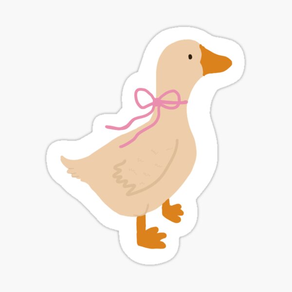 Aperçu de l'œuvre Canard mignon avec un noeud créée et vendue par Hannahbanana003.