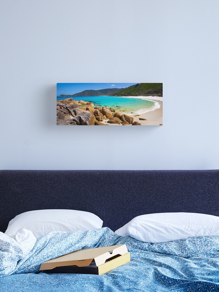 Thumbnail 2 of 3, Canvas Print, Little Waterloo Bay, Wilsons Promontory, Victoria, Australia designed and sold by Chockstone.