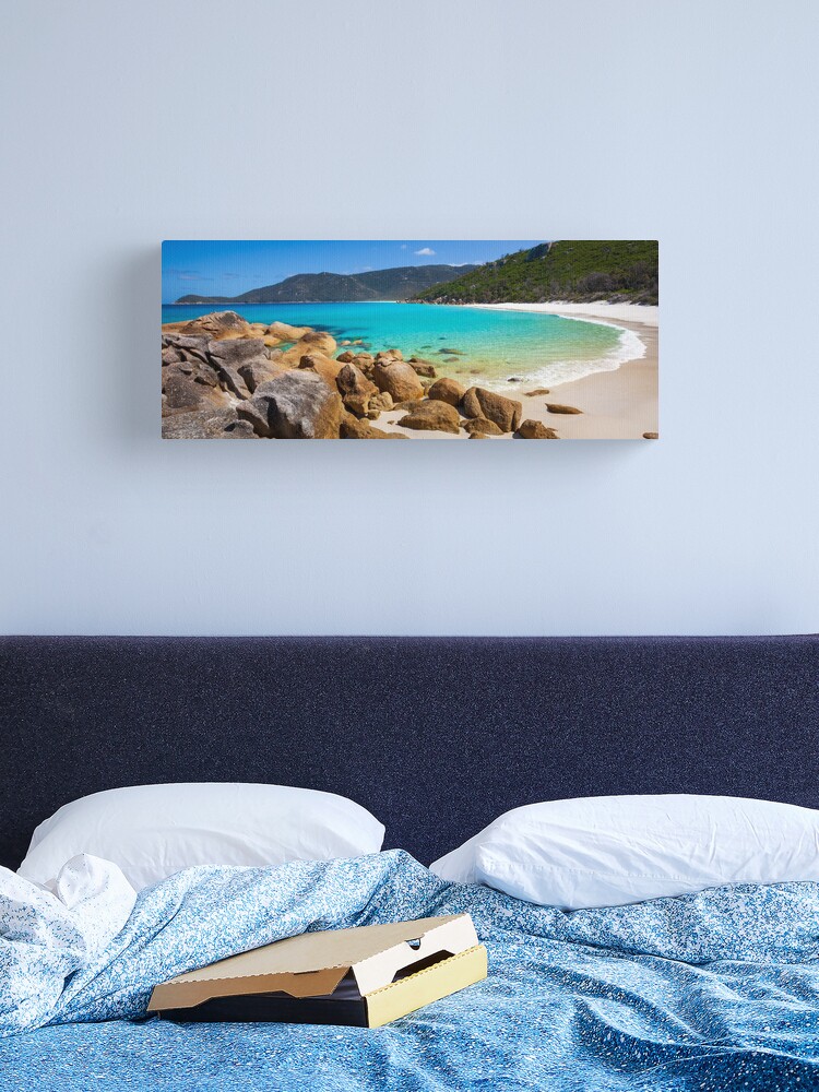 Thumbnail 2 of 3, Canvas Print, Little Waterloo Bay, Wilsons Promontory, Victoria, Australia designed and sold by Chockstone.