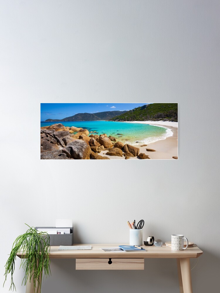 Thumbnail 1 of 3, Poster, Little Waterloo Bay, Wilsons Promontory, Victoria, Australia designed and sold by Chockstone.