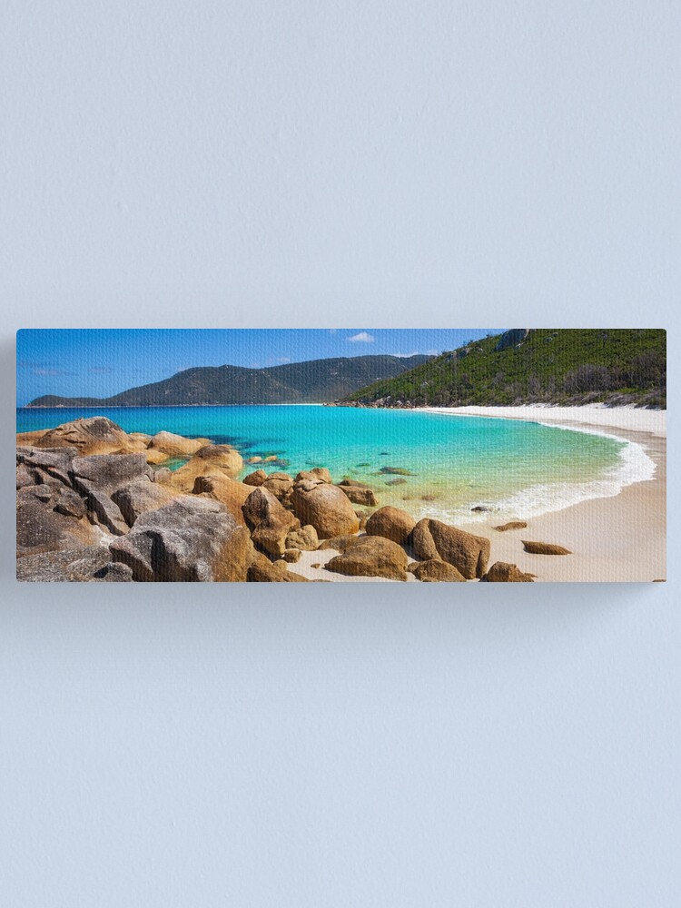 Thumbnail 1 of 3, Canvas Print, Little Waterloo Bay, Wilsons Promontory, Victoria, Australia designed and sold by Chockstone.