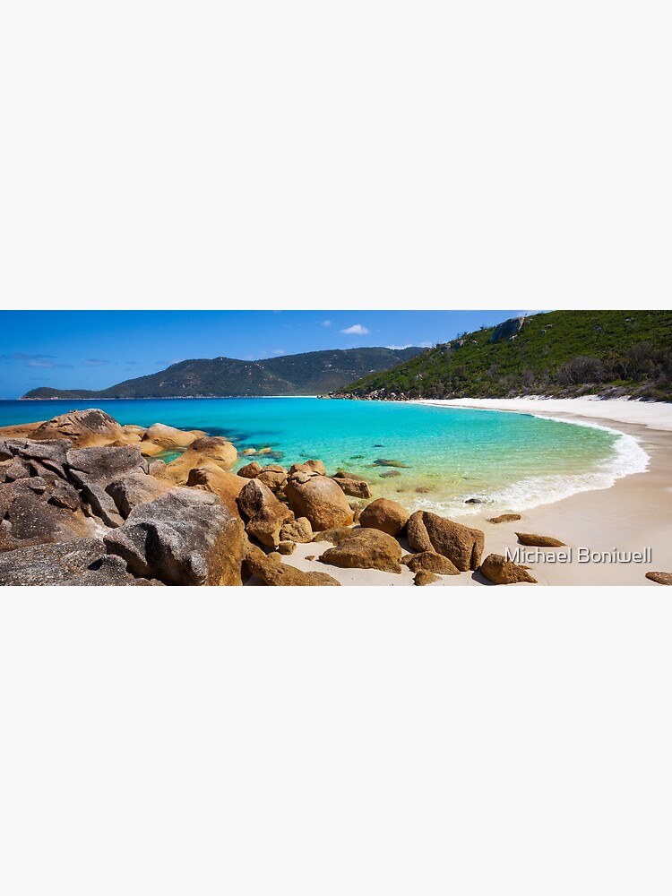 Thumbnail 2 of 2, Greeting Card, Little Waterloo Bay, Wilsons Promontory, Victoria, Australia designed and sold by Chockstone.