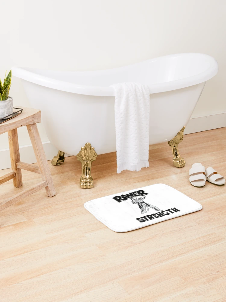 Thumbnail 2 of 6, Bath Mat, Unbreakable Spirit designed and sold by RhonDesign.