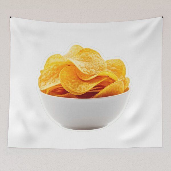 Item preview, potato crisps bowl designed and sold by StickersRyous.