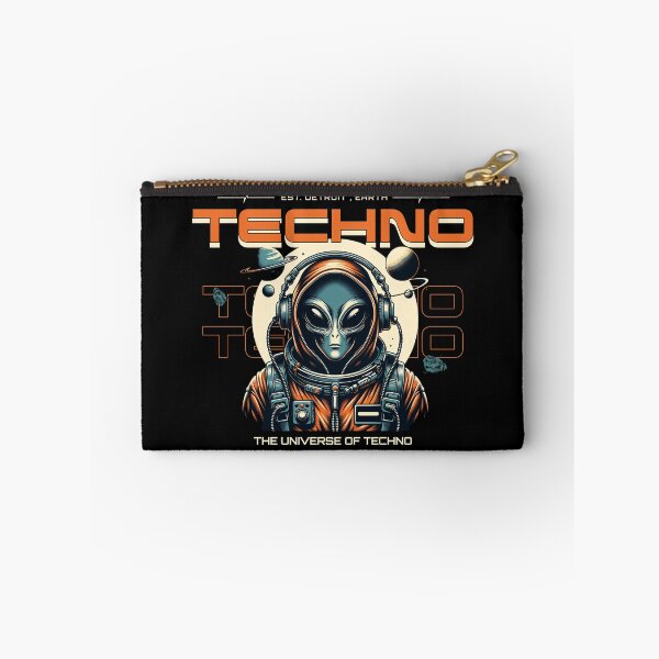 Artikelvorschau, TECHNO - DJ Alien Astronaut (Weiß) entworfen und verkauft von Discothreadz.