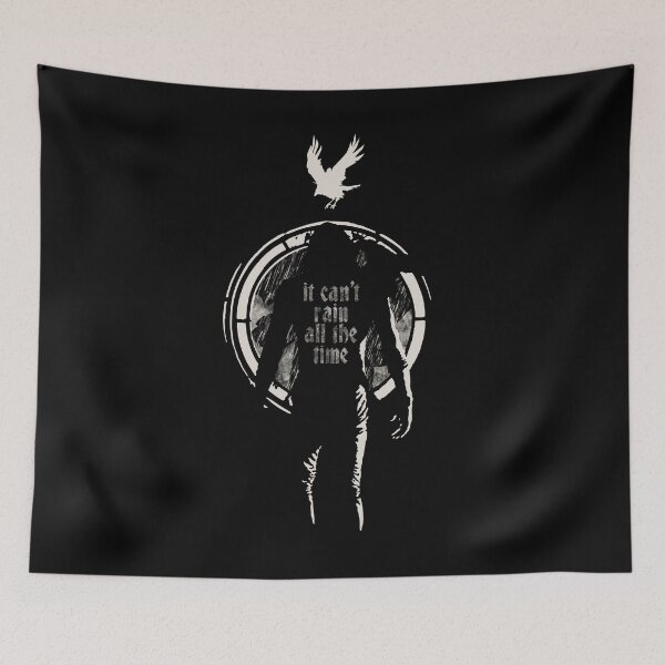 Item preview, The Crow 1994 minimalist quote white designed and sold by LapinMagnetik.