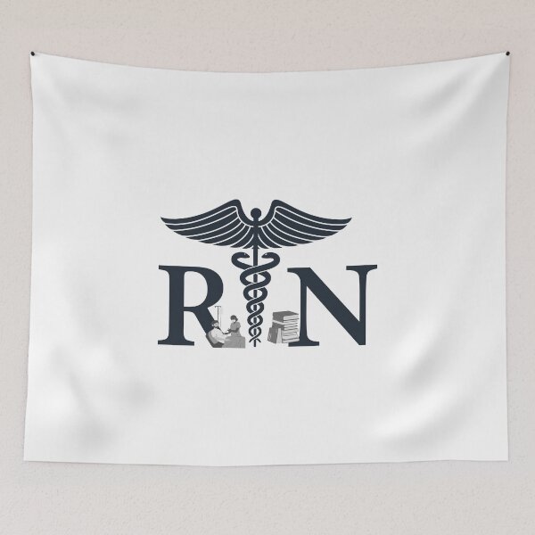 Item preview, RN nurse  designed and sold by CrimeScene24.7Apparel.