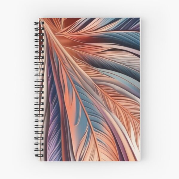 Item preview, Elegant Feathered Abstract Design in Warm & Cool Tones designed and sold by Bellassi.