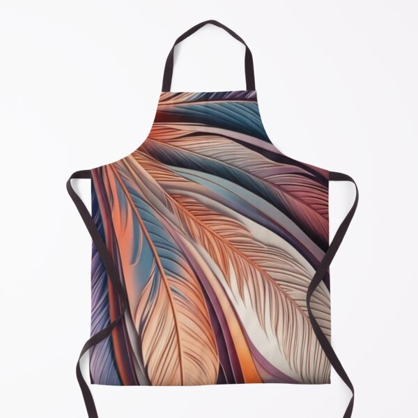 Item preview, Elegant Feathered Abstract Design in Warm & Cool Tones designed and sold by Bellassi.