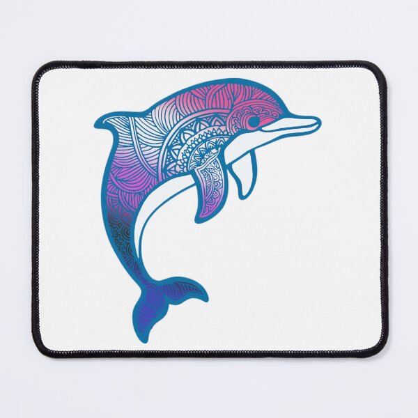 Item preview, Genderfluid Pride Mandala Dolphin designed and sold by Travelslightly.
