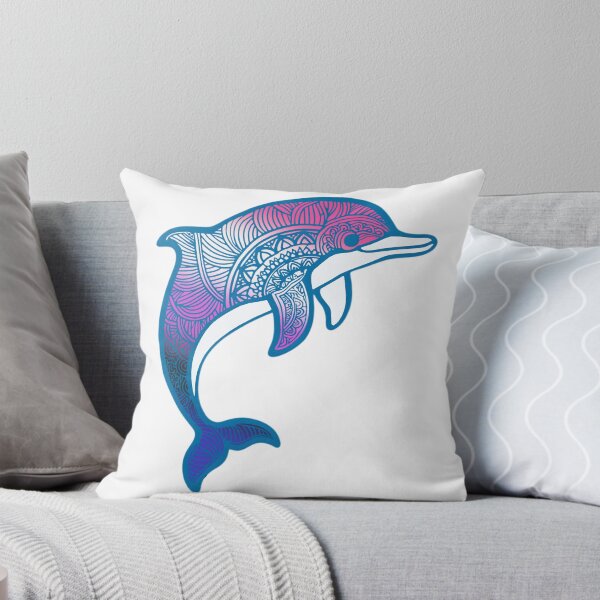 Item preview, Genderfluid Pride Mandala Dolphin  designed and sold by Travelslightly.