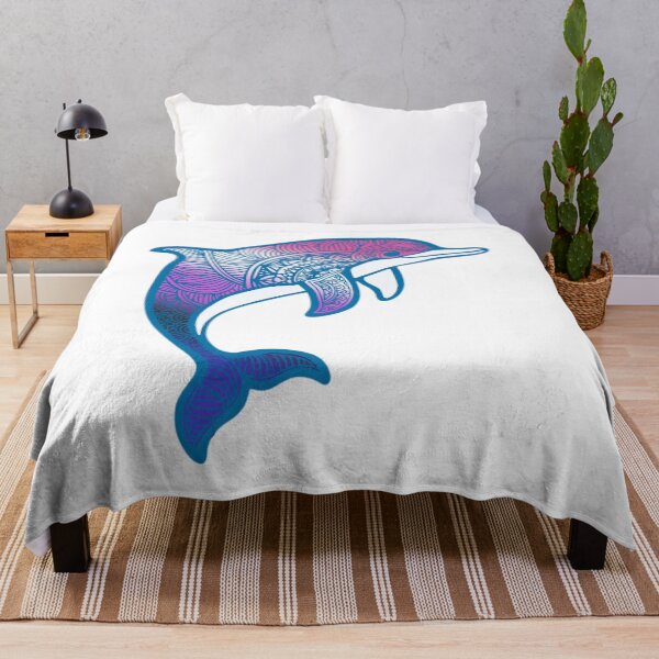 Item preview, Genderfluid Pride Mandala Dolphin  designed and sold by Travelslightly.
