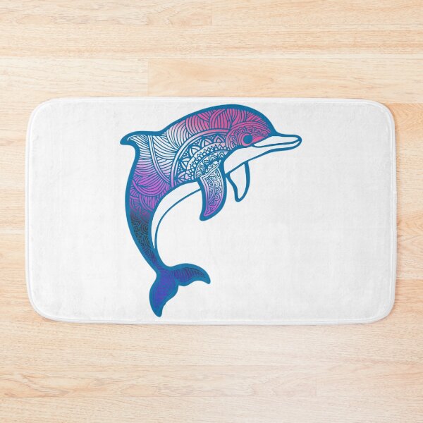 Item preview, Genderfluid Pride Mandala Dolphin  designed and sold by Travelslightly.