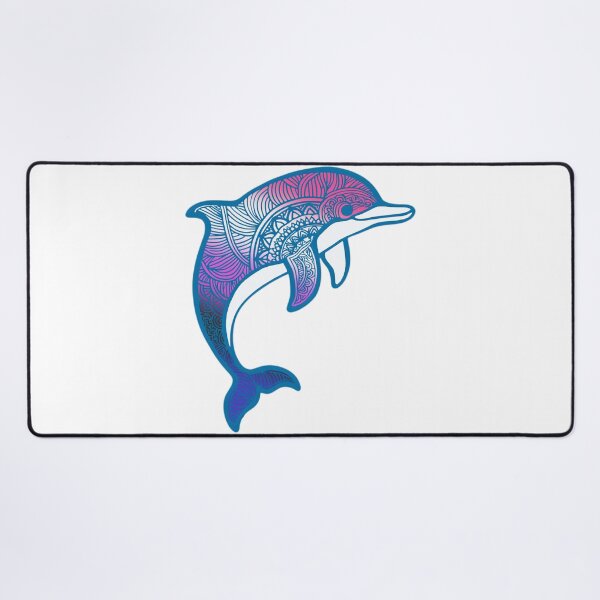 Item preview, Genderfluid Pride Mandala Dolphin designed and sold by Travelslightly.