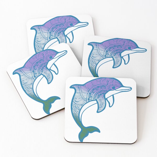 Item preview, Genderqueer Pride Mandala Dolphin  designed and sold by Travelslightly.