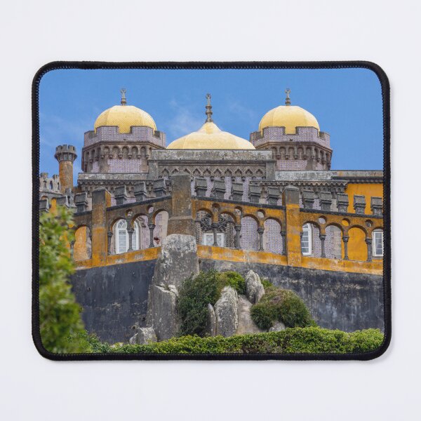 Item preview, Pena Palace Sintra Portugal Yellow Domes designed and sold by PsychoAlien.com.