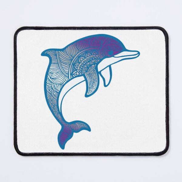 Item preview, Greysexual Pride Mandala Dolphin  designed and sold by Travelslightly.
