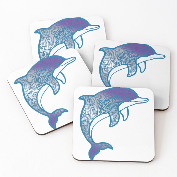 Item preview, Greysexual Pride Mandala Dolphin  designed and sold by Travelslightly.