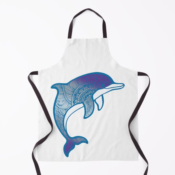 Item preview, Greysexual Pride Mandala Dolphin designed and sold by Travelslightly.