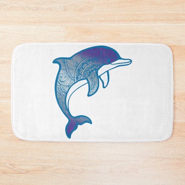 Item preview, Greysexual Pride Mandala Dolphin  designed and sold by Travelslightly.