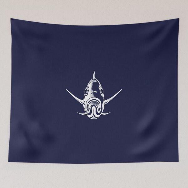 Item preview, Ulua Fish White Graphic designed and sold by 3ZCREW.