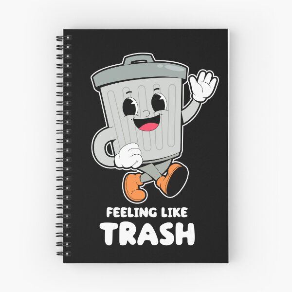 Item preview, Feeling like trash - trash can (on light colors) designed and sold by messy-nessie.
