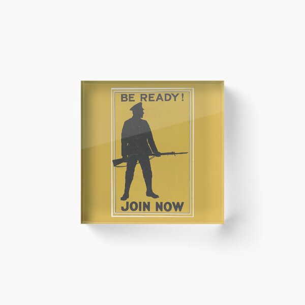 Item preview, Be Ready Join Now British WW1 Recruitment Poster designed and sold by Britkek.