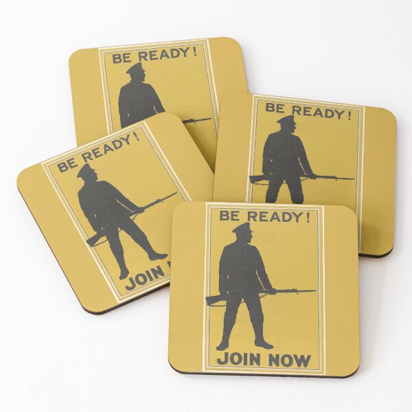 Item preview, Be Ready Join Now British WW1 Recruitment Poster designed and sold by Britkek.
