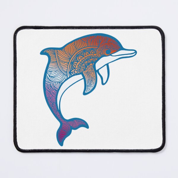 Item preview, Lesbian Pride Mandala Dolphin designed and sold by Travelslightly.