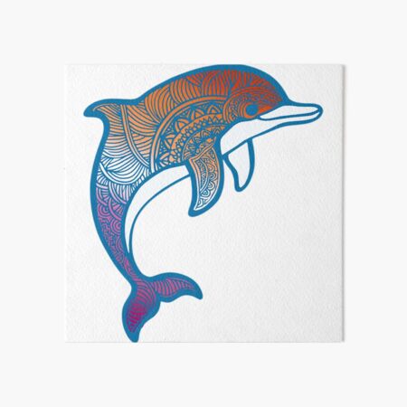 Item preview, Lesbian Pride Mandala Dolphin  designed and sold by Travelslightly.