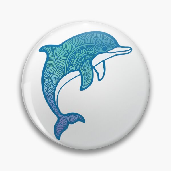 Item preview, Neptunic Pride Mandala Dolphin  designed and sold by Travelslightly.