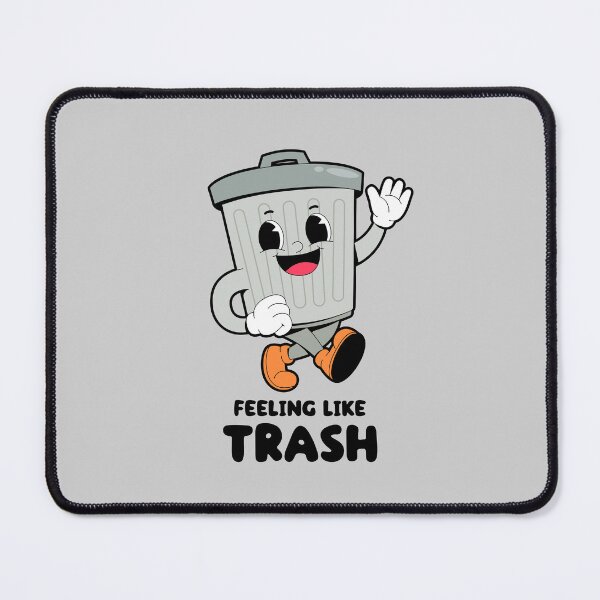 Item preview, Feeling like trash - trash can (on dark colors) designed and sold by messy-nessie.