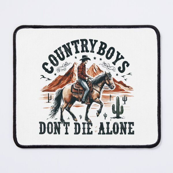 Item preview, Country Music Quotes Country Boys Don't Die Alone designed and sold by clintang.