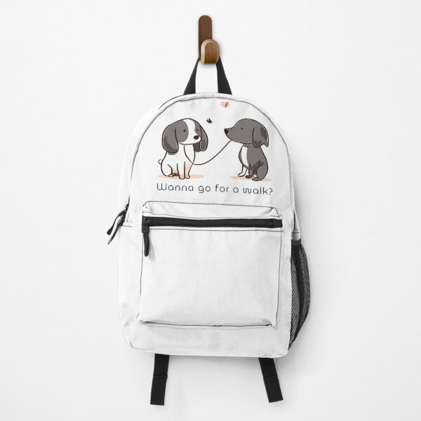 Item preview, Wanna Go For A Walk 2 Dogs on Leash designed and sold by AussieMomma.