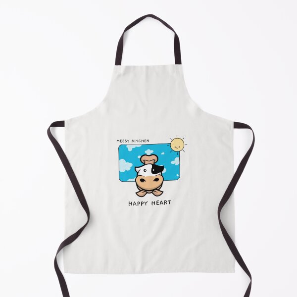 Item preview, Messy Kitchen Happy Heart Chef Shirt designed and sold by ngedupdorjee.