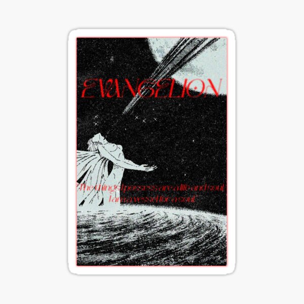 Vista previa del artículo con la obra «Fin de evangelion», diseñado y vendido por 1522Shop.