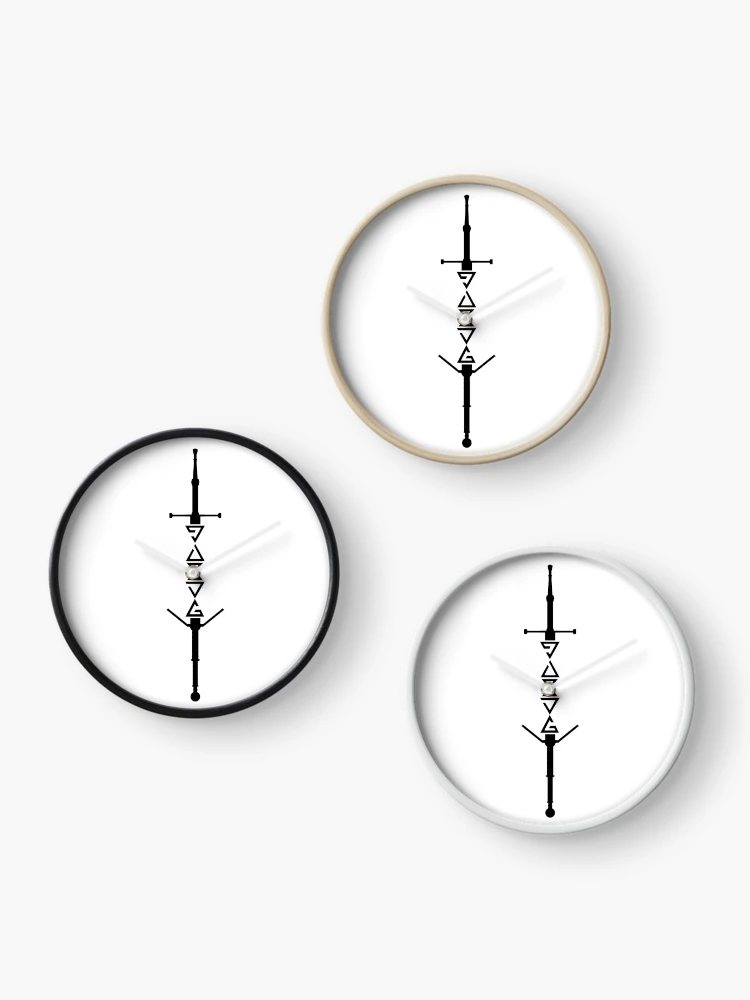 Thumbnail 3 of 4, Clock, Witcher Runes designed and sold by AdamBergur.