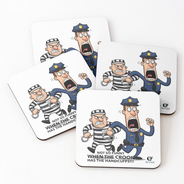 Item preview, Not So Funny/Crook designed and sold by Hurdd.