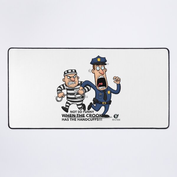 Item preview, Not So Funny/Crook designed and sold by Hurdd.
