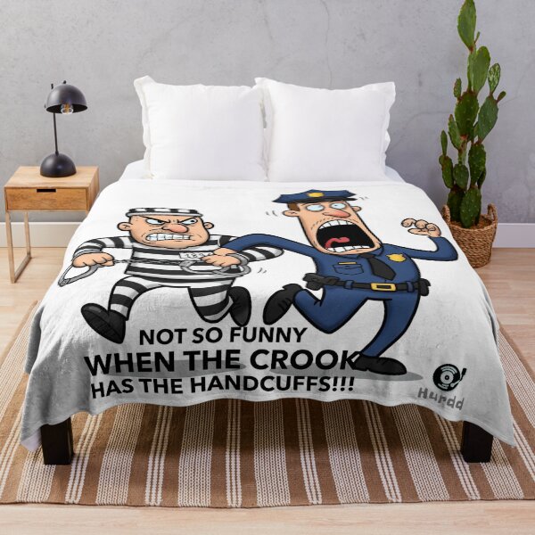 Item preview, Not So Funny/Crook designed and sold by Hurdd.