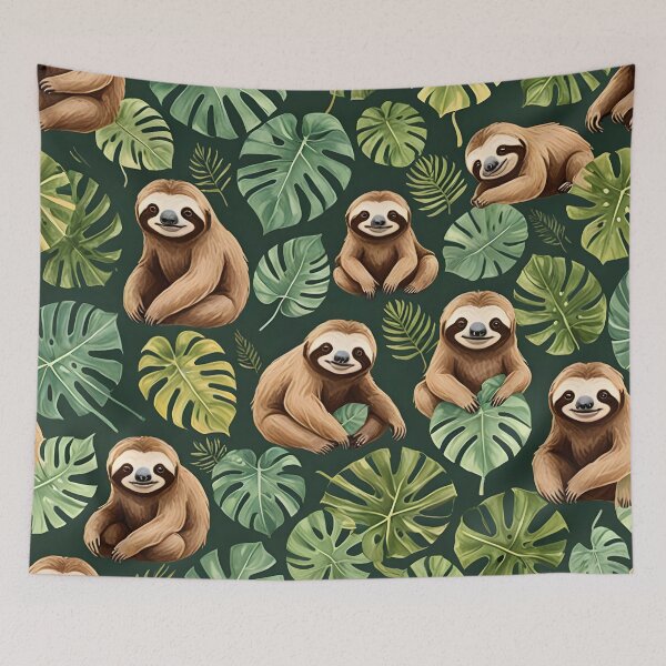 Item preview, Sloth Jungle designed and sold by RhondaLily.