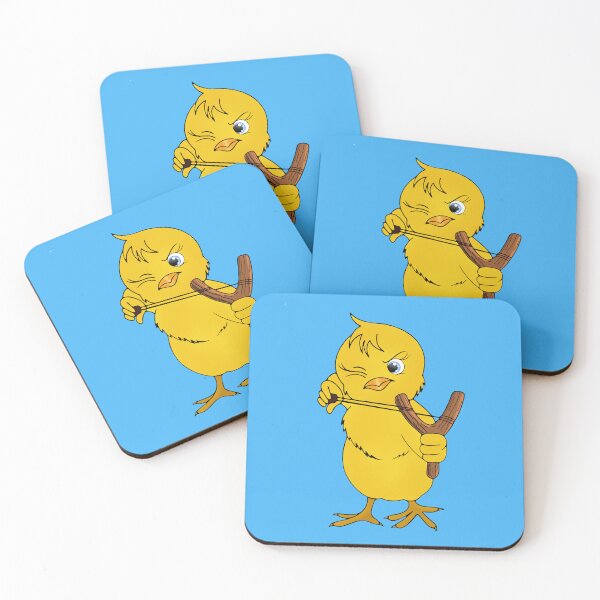 Item preview, Funny brave chicken with a slingshot in his hands.  Bad boy designed and sold by Kalamkas.