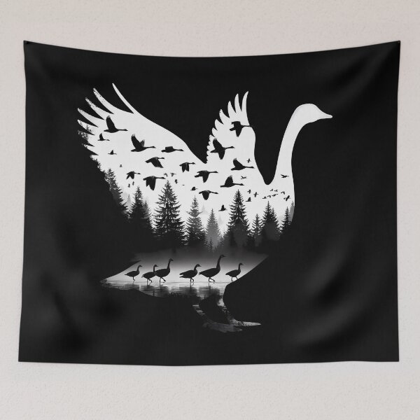 Item preview, Goose - The Spring Bringer designed and sold by Funny Vintage Stickers And T-Shirts.