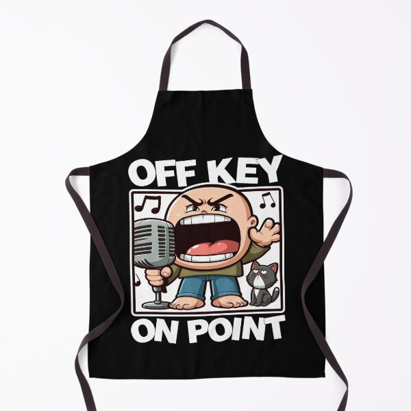 Item preview, OFF KEY, ON POINT - SINGER GIFT designed and sold by KEF Custom.